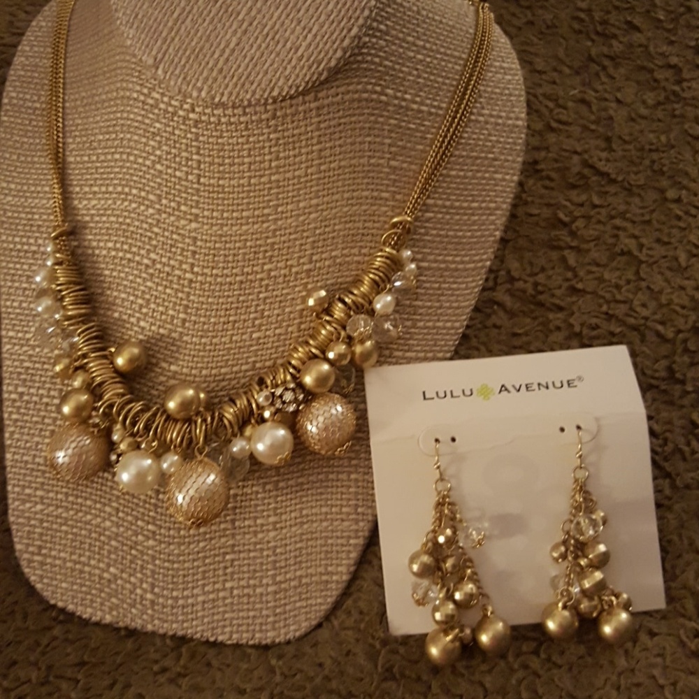Lulu Avenue Bellini Necklace and Earring Set